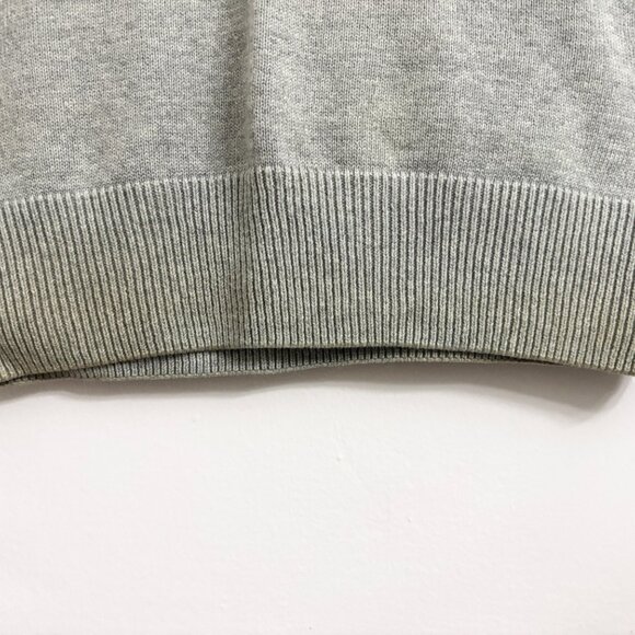 H&M Grey 100% Cotton Men's Sleeveless Sweater Vest - Sz Small - Picture 5 of 13
